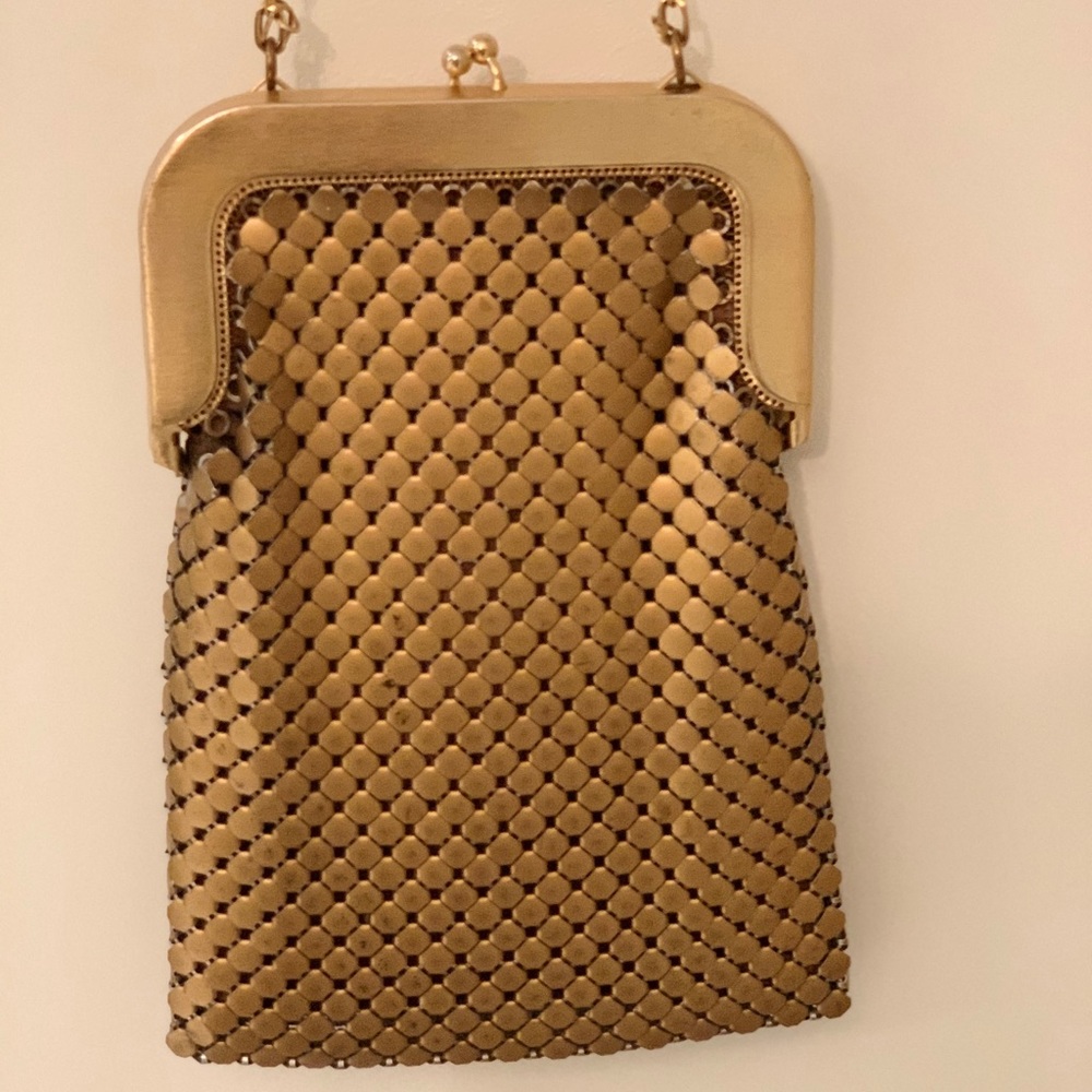 Vintage Whiting & Davis Gold Mesh Purse